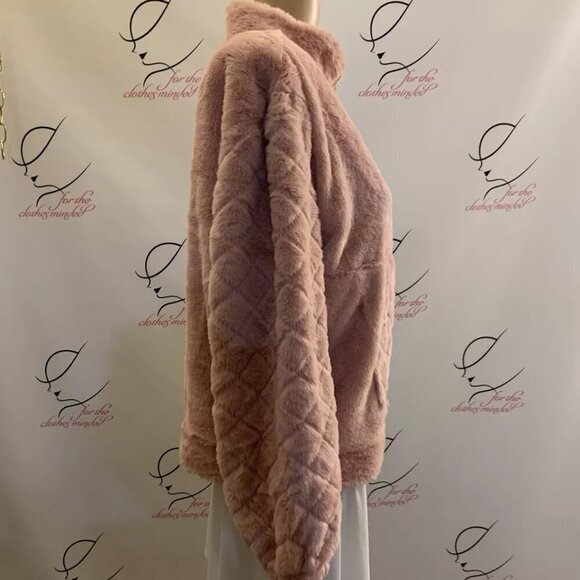 No Boundaries. Jr Size L (11-13). Super Soft Faux Fur Pink Pullover Jacket. B58 - Picture 3 of 8